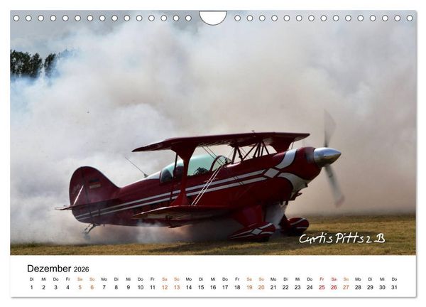 Produktbild: Die Faszination. Flugzeuge am Himmel (Wandkalender 2026 DIN A4 quer), CALVENDO Monatskalender