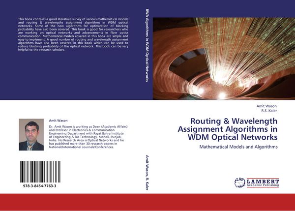 Produktbild: Routing & Wavelength Assignment Algorithms in WDM Optical Networks