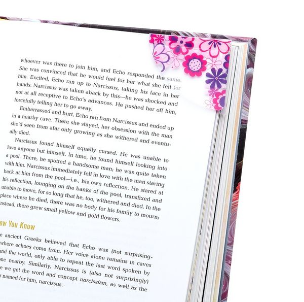 Produktbild: Easymark Pink Flowers - Dein smartes Magnet-Lesezeichen