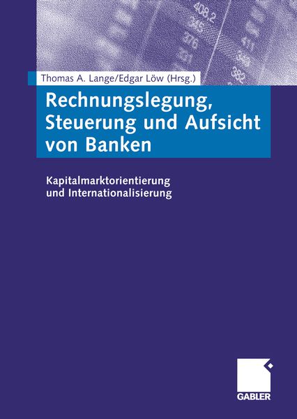 Produktbild: Rechnungslegung, Steuerung und Aufsicht von Banken