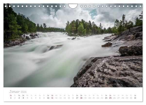 Produktbild: Norwegische Berg- und Fjordlandschaften (Wandkalender 2026 DIN A4 quer), CALVENDO Monatskalender