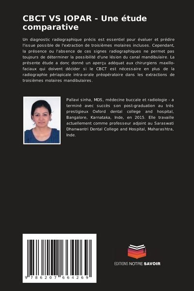 Produktbild: CBCT VS IOPAR - Une &eacute;tude comparative