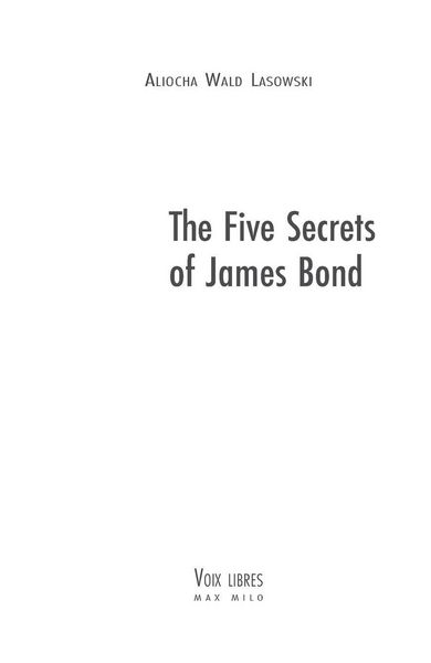 Produktbild: The Five Secrets of James Bond