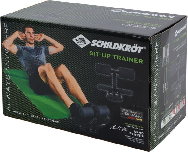 SIT-UP TRAINER mit Saugnapf Ø12cm, Farbe schwarz,in 4C Box