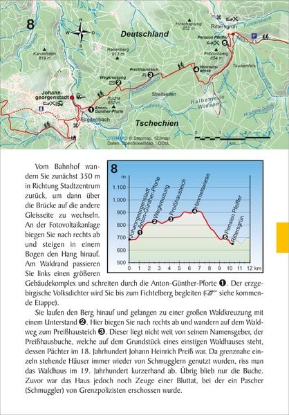Produktbild: Kammweg Erzgebirge-Vogtland von Blankenstein nach Geising