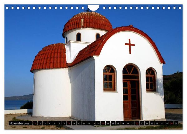 Produktbild: Griechische Inseln (Wandkalender 2026 DIN A4 quer), CALVENDO Monatskalender
