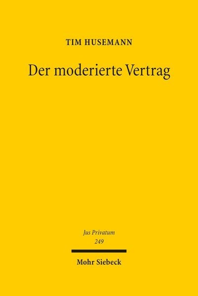 Produktbild: Der moderierte Vertrag