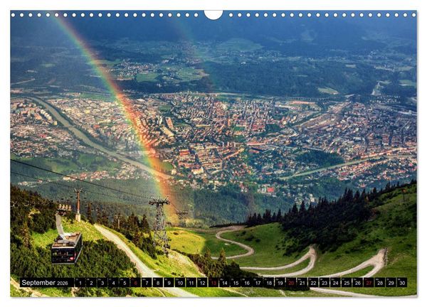 Produktbild: Innsbruck - Stadt in den Alpen (Wandkalender 2026 DIN A3 quer), CALVENDO Monatskalender