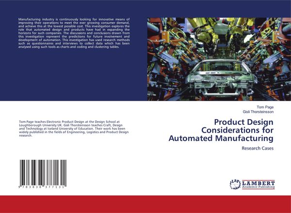 Produktbild: Product Design Considerations for Automated Manufacturing