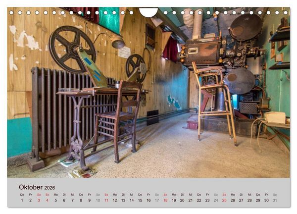 Produktbild: Lost Places - Sch&ouml;nheit des Verfalls (Wandkalender 2026 DIN A4 quer), CALVENDO Monatskalender