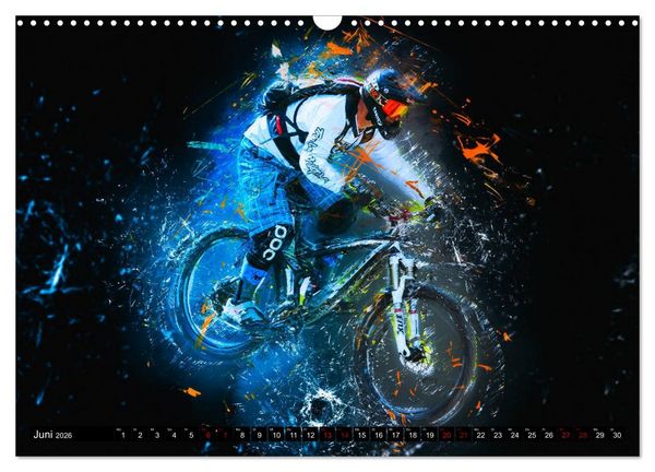 Produktbild: Downhill Explosion (Wandkalender 2026 DIN A3 quer), CALVENDO Monatskalender