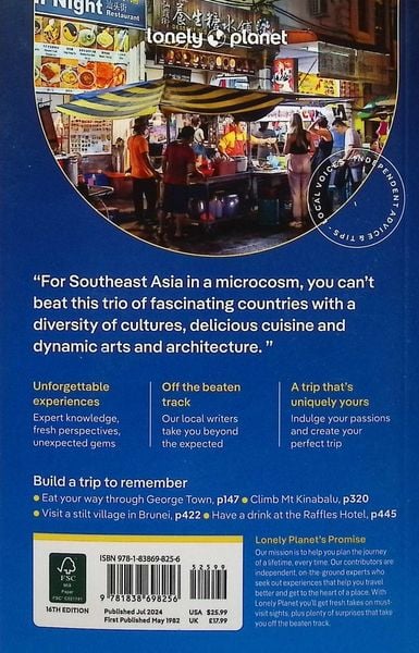 Produktbild: Lonely Planet Malaysia, Singapore & Brunei