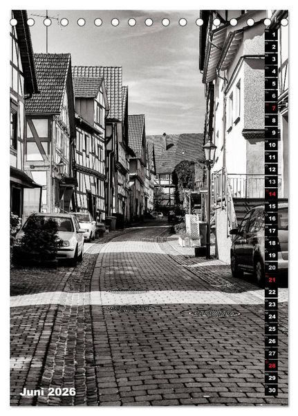 Produktbild: Ein Blick auf Bad Wildungen (Tischkalender 2026 DIN A5 hoch), CALVENDO Monatskalender