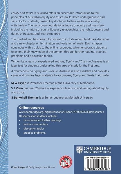 Produktbild: Equity and Trusts in Australia