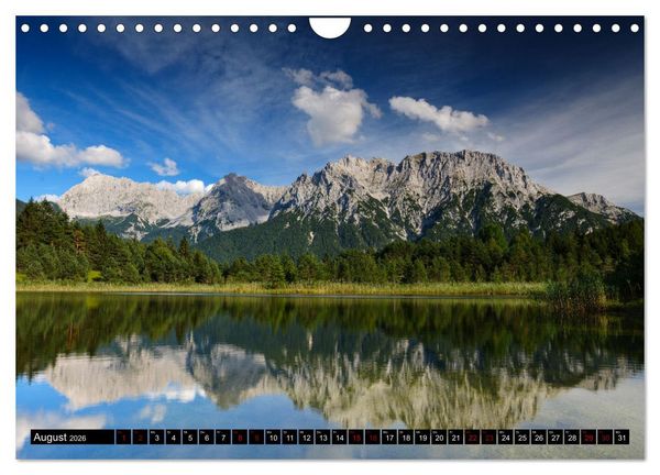Produktbild: Seen im Werdenfelser Land (Wandkalender 2026 DIN A4 quer), CALVENDO Monatskalender