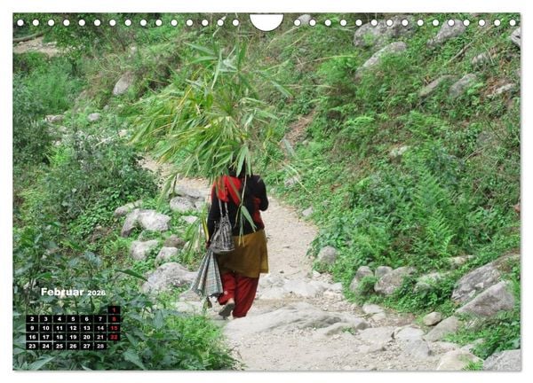 Produktbild: Nepal 2026 Menschen, Berge und G&ouml;tter zwischen Annapurna und Marsyangdi (Wandkalender 2026 DIN A4 quer), CALVENDO Monatskalender