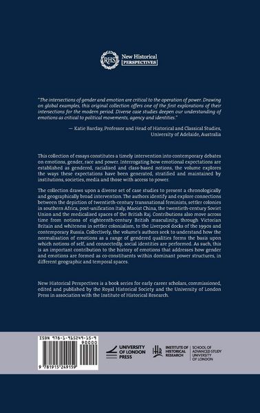 Produktbild: Gender, Emotions and Power, 1750-2020
