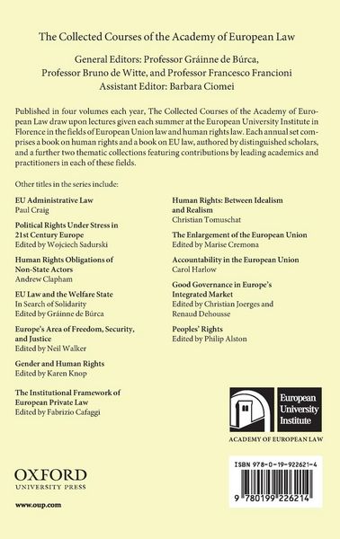 Produktbild: The Fundamentals of Eu Law Revisited
