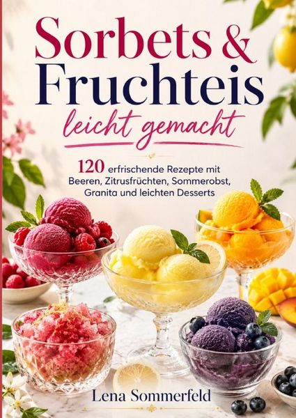 Produktbild: Sorbets &amp; Fruchteis leicht gemacht