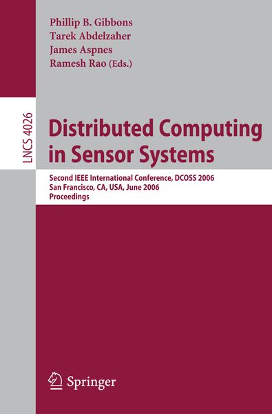 Produktbild: Distributed Computing in Sensor Systems