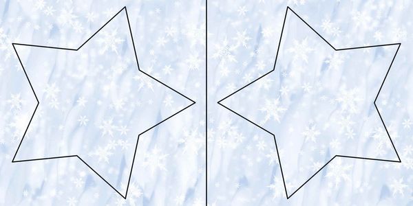 Produktbild: URSUS Laternenzeit / Home Decoration Twinkle Star Schnee, Stern Bastel-Set als Laterne oder Deko-Licht