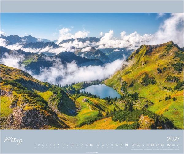 Produktbild: Alpen im Licht Kalender 2027