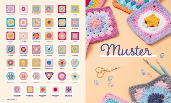 Produktbild: Granny Squares &ndash; soft und cosy h&auml;keln mit @elealindadesign