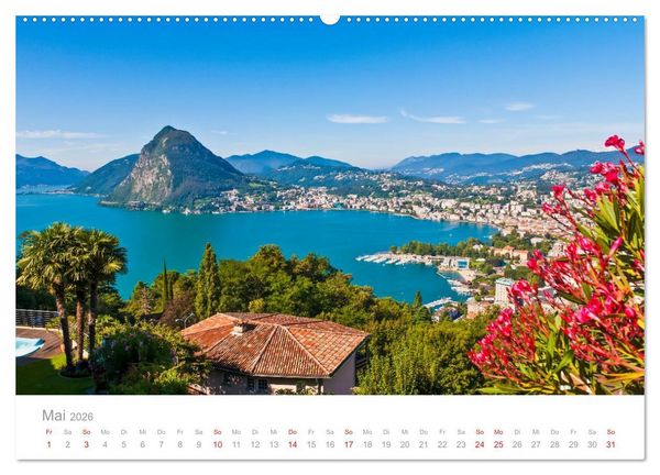 Produktbild: Reise durch die SCHWEIZ (hochwertiger Premium Wandkalender 2026 DIN A2 quer), Kunstdruck in Hochglanz