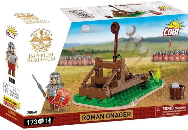 Produktbild: COBI Imperium Romanum 20068 - Roman Onager, Katapult und 1 Figur, Bausatz, 173 Klemmbausteine