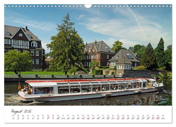 Produktbild: Alsteransichten in Hamburg (Wandkalender 2026 DIN A3 quer), CALVENDO Monatskalender