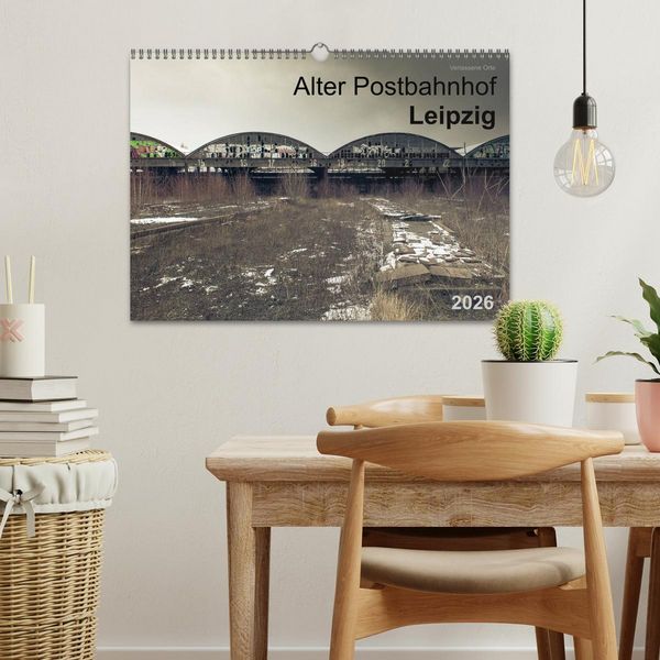 Produktbild: Verlassene Orte. Alter Postbahnhof Leipzig (Wandkalender 2026 DIN A3 quer), CALVENDO Monatskalender