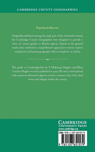 Produktbild: Cambridgeshire. by T. McKenny Hughes