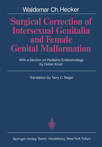 Produktbild: Surgical Correction of Intersexual Genitalia and Female Genital Malformation