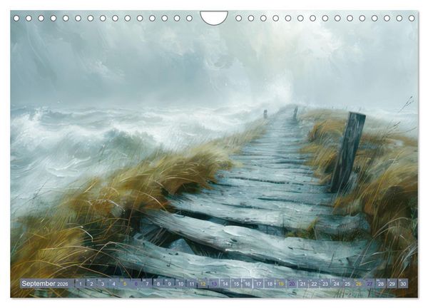 Produktbild: St&uuml;rmisch wildes Wetter (Wandkalender 2026 DIN A4 quer), CALVENDO Monatskalender