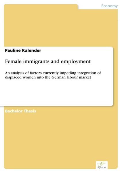 Produktbild: Female immigrants and employment
