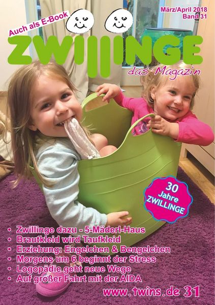 Produktbild: Zwillinge - das Magazin M&auml;rz/April 2018