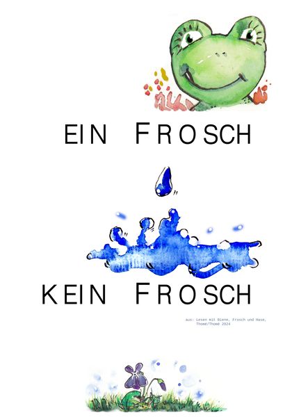 Produktbild: Lesen mit Biene, Frosch und Hase