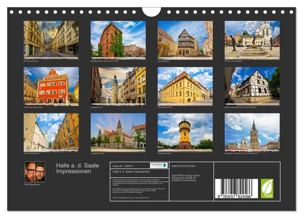 Produktbild: Halle a. d. Saale Impressionen (Wandkalender 2026 DIN A4 quer), CALVENDO Monatskalender