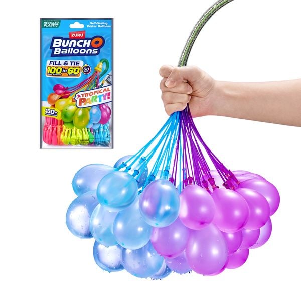 Produktbild: Zuru - Bunch O Balloons - 100+ Wasserballons Tropical Party - Wasserbomben