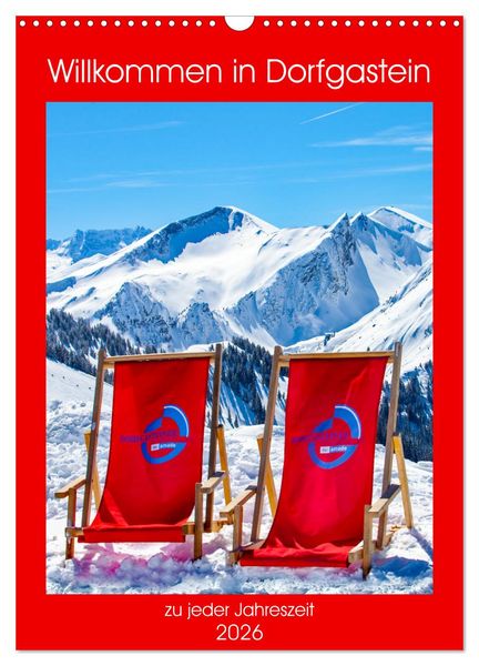 Produktbild: Willkommen in Dorfgastein (Wandkalender 2026 DIN A3 hoch), CALVENDO Monatskalender