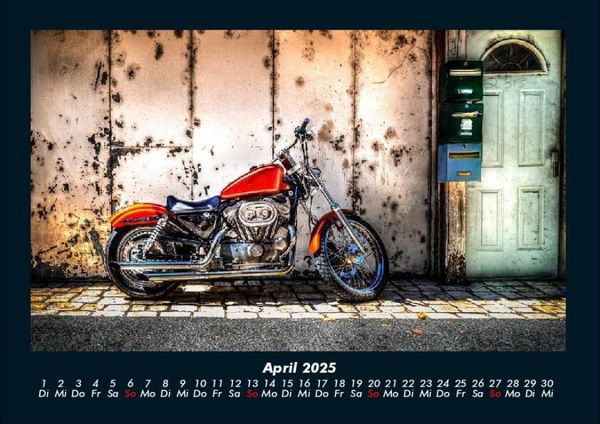 Produktbild: Motorräder 2025 Fotokalender DIN A4