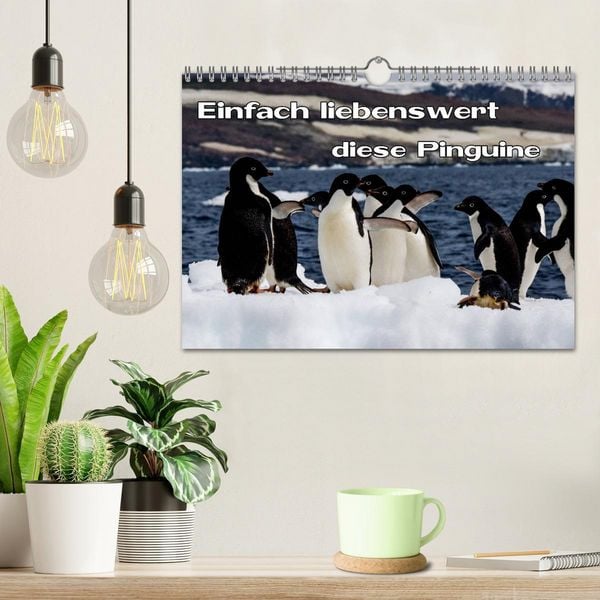 Produktbild: Einfach liebenswert diese Pinguine (Wandkalender 2026 DIN A4 quer), CALVENDO Monatskalender