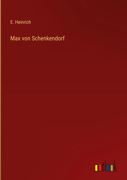 Produktbild: Max von Schenkendorf