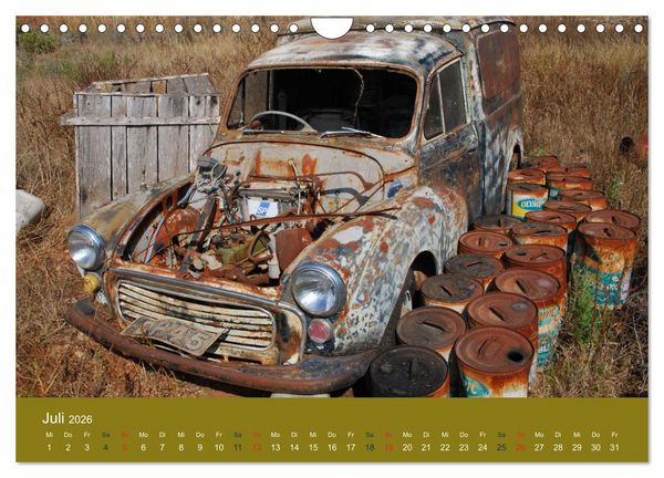 Produktbild: Alte Autos aus Europa (Wandkalender 2026 DIN A4 quer), CALVENDO Monatskalender