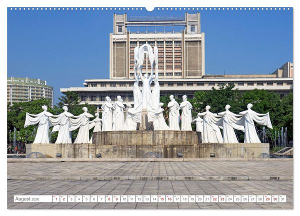 Produktbild: NORDKOREA Das Reich des Kim Jong-un (Wandkalender 2026 DIN A2 quer), CALVENDO Monatskalender