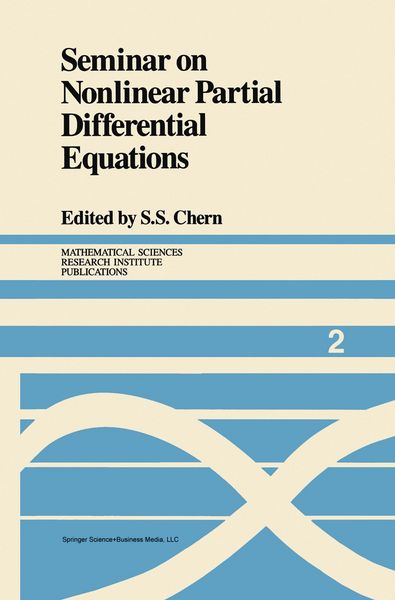 Produktbild: Seminar on Nonlinear Partial Differential Equations