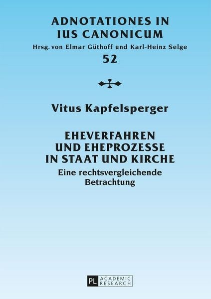 Produktbild: Eheverfahren und Eheprozesse in Staat und Kirche