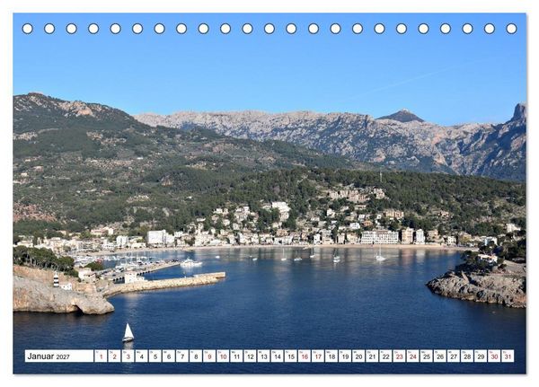 Produktbild: Mallorca GR 221. Weitwandern durch die Serra de Tramuntana (Tischkalender 2027 DIN A5 quer), CALVENDO Monatskalender