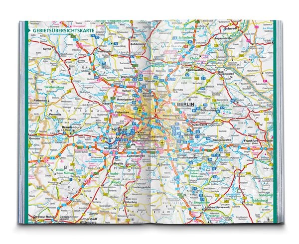 Produktbild: KOMPASS Wanderf&uuml;hrer Berlin-Brandenburg, 75 Touren mit Extra-Tourenkarte