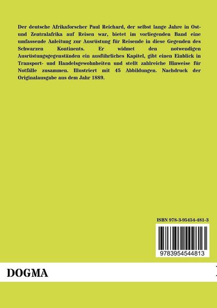 Produktbild: Vorschl&auml;ge zu einer praktischen Reiseausr&uuml;stung f&uuml;r Ost- und Centralafrika